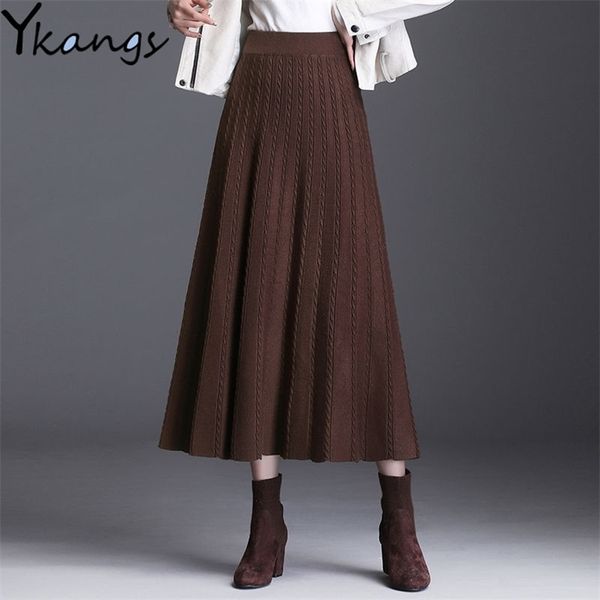 winter thick warm women pleated skirt lurex high waist knitted sweater s korean autumn long a line midi black gray 211124
winter thick warm women pleated skirt lurex high waist knitted sweater s korean autumn long a line midi black gray 211124