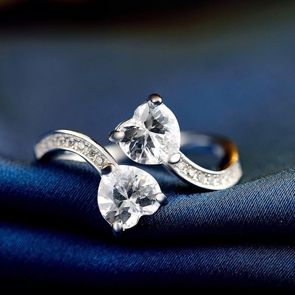 cluster rings hemiston luxury antique 100% 925 sterling silver adjustable double heart for women jewelry gift, Golden;silver
cluster rings hemiston luxury antique 100% 925 sterling silver adjustable double heart for women jewelry gift, Golden;silver