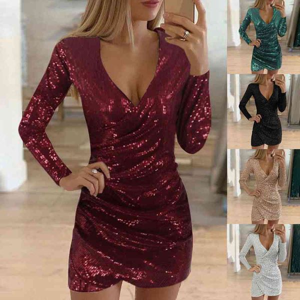 shiny sequin long sleeve womens dresses v-neck bodycon slim short spring evening party clubwear vestido, Black;gray
shiny sequin long sleeve womens dresses v-neck bodycon slim short spring evening party clubwear vestido, Black;gray