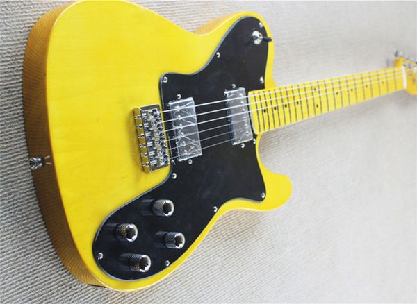 flyoung tl electric guitar double lp pickup retro yellow body neck big black guard plate manufacturer direct sales
flyoung tl electric guitar double lp pickup retro yellow body neck big black guard plate manufacturer direct sales