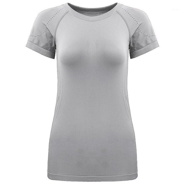 yoga outfit casual women sport shirts solid color seamless workout high elastic gym breathable running short sleeve t-shirts
yoga outfit casual women sport shirts solid color seamless workout high elastic gym breathable running short sleeve t-shirts