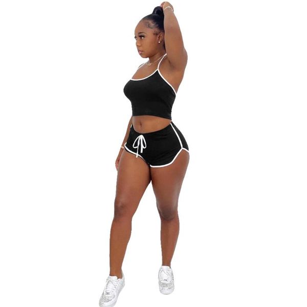 women's tracksuits 2 piece outfits crop and shorts beach fashion sleeveless halter two summer sets women 2021 set, Gray
women's tracksuits 2 piece outfits crop and shorts beach fashion sleeveless halter two summer sets women 2021 set, Gray