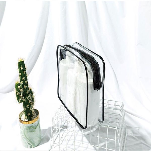 storage boxes & bins 1pc travel pvc cosmetic bags women transparent clear zipper makeup organizer bath wash make up tote handbags case
storage boxes & bins 1pc travel pvc cosmetic bags women transparent clear zipper makeup organizer bath wash make up tote handbags case