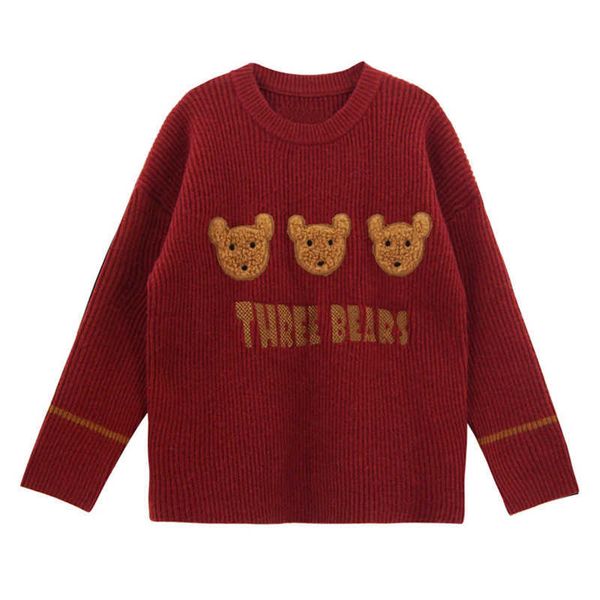 perhaps u women sweater knitted pullovers long sleeve crew neck beige red black bear m0376 210529, White
perhaps u women sweater knitted pullovers long sleeve crew neck beige red black bear m0376 210529, White