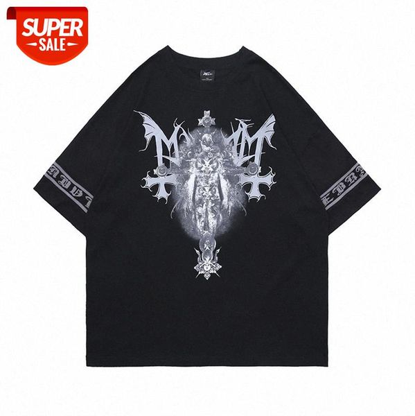 european and american high street retro printed t-shirt, trendy loose magic array sacrificial print short-sleeved tee men women #0n6i, White;black
european and american high street retro printed t-shirt, trendy loose magic array sacrificial print short-sleeved tee men women #0n6i, White;black