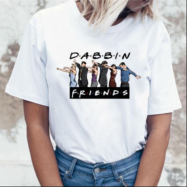 women summer t shirt short sleeve casual clothing punk tee friend letter print female harajuku shirts, White
women summer t shirt short sleeve casual clothing punk tee friend letter print female harajuku shirts, White