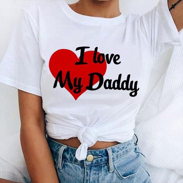 I Love Daddy Letters Printed Mens Tops Ladies Simple White Round Neck Short Sleeve Tee Femme, White;black
I Love Daddy Letters Printed Mens Tops Ladies Simple White Round Neck Short Sleeve Tee Femme, White;black