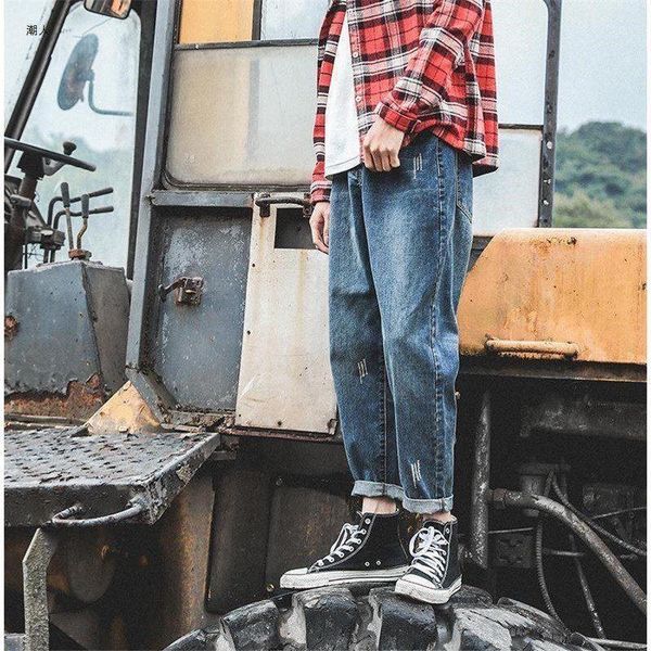 men's plus size jeans men hip hop streetwear joggers ankle length denim cargo pants loose japan harem trousers sweatpants mhi2, Blue
men's plus size jeans men hip hop streetwear joggers ankle length denim cargo pants loose japan harem trousers sweatpants mhi2, Blue