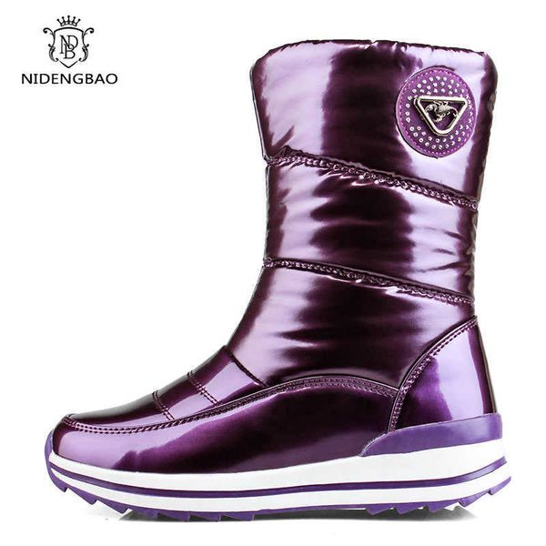 women boots waterproof winter shoes women snow boots platform keep warm mid-calf winter boots with thick fur heels botas mujer 210619, Black
women boots waterproof winter shoes women snow boots platform keep warm mid-calf winter boots with thick fur heels botas mujer 210619, Black