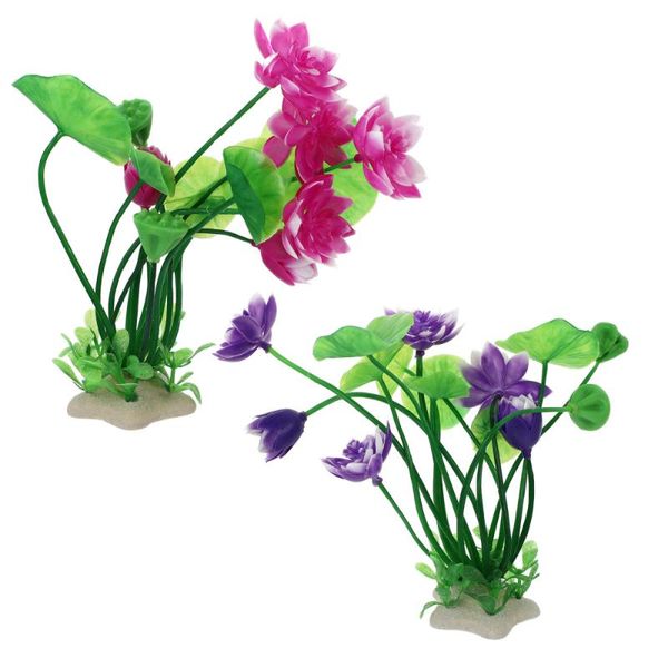 2pcs aquarium plants ornament fish tank landscape lotus flower home garden decor decorations
2pcs aquarium plants ornament fish tank landscape lotus flower home garden decor decorations