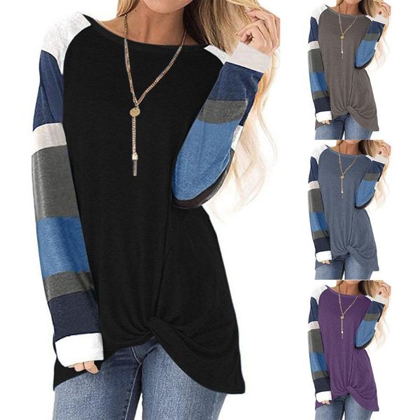 women's blouses & shirts fashion casual patchwork blouse shirt loose o-neck tee female women long sleeve blusas femininas clothing pul, White
women's blouses & shirts fashion casual patchwork blouse shirt loose o-neck tee female women long sleeve blusas femininas clothing pul, White