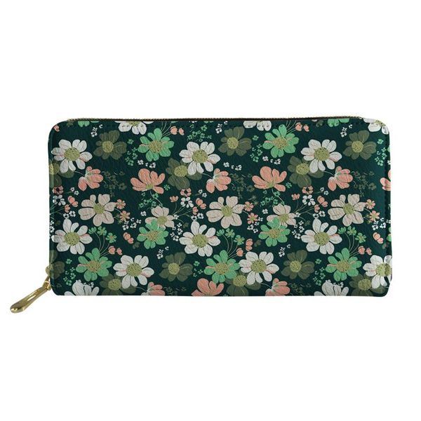 purse beautiful flower pattern printed women wallets fashion female ladies leather holders long coin, White
purse beautiful flower pattern printed women wallets fashion female ladies leather holders long coin, White