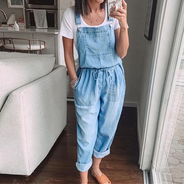 women's jeans women pants 2021 fashion high waisted wide playsuits denim jumpsuit solid color loose spring summer wear #g3, Blue
women's jeans women pants 2021 fashion high waisted wide playsuits denim jumpsuit solid color loose spring summer wear #g3, Blue