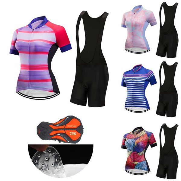 racing sets fashion women lycra road bike clothing bib gel shorts 2021 summer bicycle clothes mtb suit female cycling jersey set uniform kit, Black;blue
racing sets fashion women lycra road bike clothing bib gel shorts 2021 summer bicycle clothes mtb suit female cycling jersey set uniform kit, Black;blue