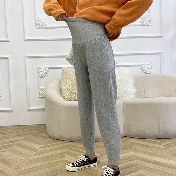 pregnant women's trousers autumn winter plush loose harem pants maternity bottoms, White
pregnant women's trousers autumn winter plush loose harem pants maternity bottoms, White