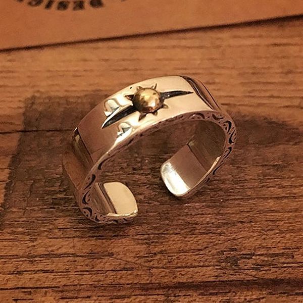 cluster rings retro exaggerated brass hollow sun opening adjustable silver ring fine men's and women's jewelry accessories, Golden;silver
cluster rings retro exaggerated brass hollow sun opening adjustable silver ring fine men's and women's jewelry accessories, Golden;silver