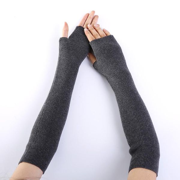 five fingers gloves knitted half finger arm winter women semi-long fingered hand warmer mitten sleeves, Blue;gray
five fingers gloves knitted half finger arm winter women semi-long fingered hand warmer mitten sleeves, Blue;gray