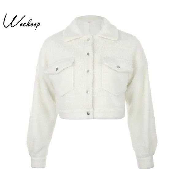 women's jackets pockets patchwork single breasted turn down collar jacket women warm faux fur winter cropped streetwear coat, Black;brown
women's jackets pockets patchwork single breasted turn down collar jacket women warm faux fur winter cropped streetwear coat, Black;brown