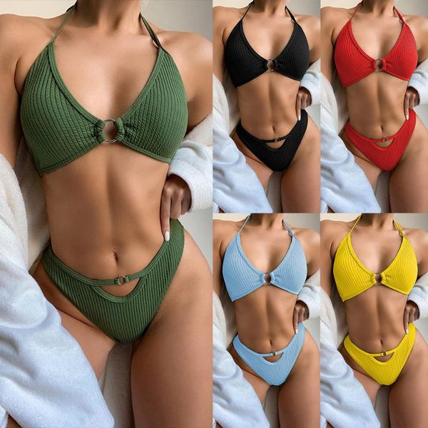 women's swimwear v-waist bikini sports tube swimsuit ladies solid color split two-piece set brazilian style, White;black
women's swimwear v-waist bikini sports tube swimsuit ladies solid color split two-piece set brazilian style, White;black