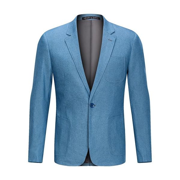 cotton slimfit blazer men work office single button pocket jacket male casual busniess denim plus size suits blazers tuxedo men's, White;black
cotton slimfit blazer men work office single button pocket jacket male casual busniess denim plus size suits blazers tuxedo men's, White;black