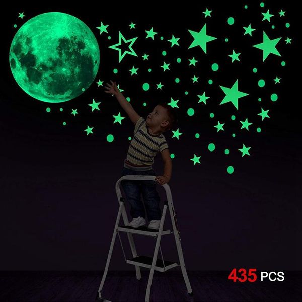 435pcs 1 set 30cm moon,stars,dots,luminous wall decal kids bedroom ceiling decor stairs fluorescent mural stickers
435pcs 1 set 30cm moon,stars,dots,luminous wall decal kids bedroom ceiling decor stairs fluorescent mural stickers