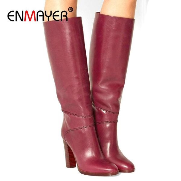 boots enmayer basic slip-on knee-high women 2021 fashion shoes woman round toe square heel winter over the knee 34-43, Black
boots enmayer basic slip-on knee-high women 2021 fashion shoes woman round toe square heel winter over the knee 34-43, Black