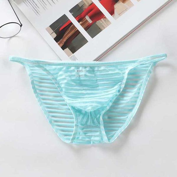 men's low rise stripe see through underwear breathable briefs t-back striped net appealing hairy thong panties, Black;white
men's low rise stripe see through underwear breathable briefs t-back striped net appealing hairy thong panties, Black;white