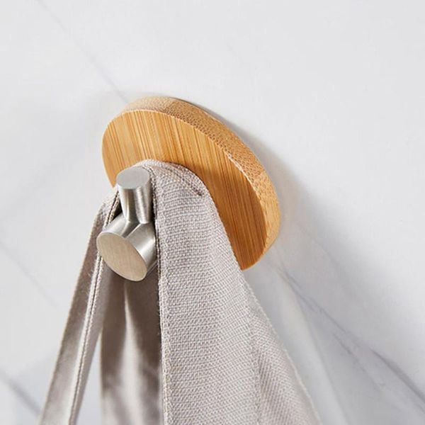 adhesive natural bamboo stainless steel hook wall key hanger clothes door rustproof bag kitchen shelf towel bathroom v9a0 hooks & rails
adhesive natural bamboo stainless steel hook wall key hanger clothes door rustproof bag kitchen shelf towel bathroom v9a0 hooks & rails