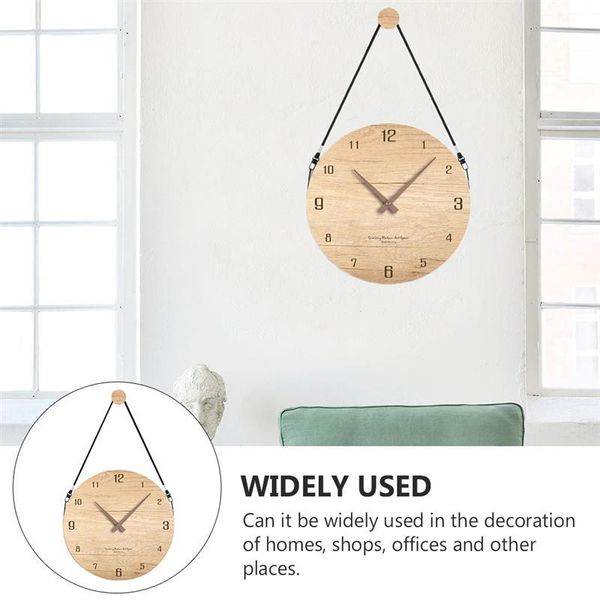 chic wood wall hanging clock household decorative adornment clocks 
chic wood wall hanging clock household decorative adornment clocks