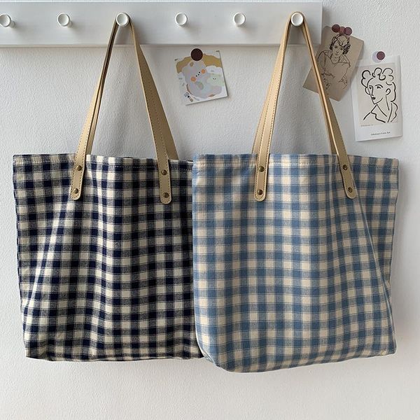 evening bags women's square plaid canvas bag, single shoulder, large-capacity literary and artistic small fresh student class bag
evening bags women's square plaid canvas bag, single shoulder, large-capacity literary and artistic small fresh student class bag