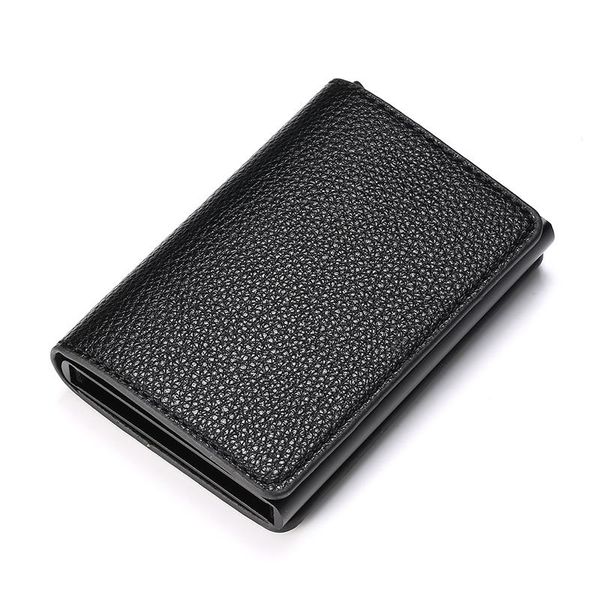 card holders bisi goro rfid -up holder aluminum box litchi soft leather case information protector security clutch casual wallet, Brown;gray
card holders bisi goro rfid -up holder aluminum box litchi soft leather case information protector security clutch casual wallet, Brown;gray