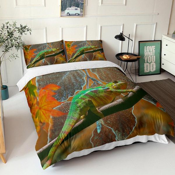 bedding sets animal chameleon pattern bedroom duvet cover set(including pillowcase) single/double 2 / 3ps children's room decoration
bedding sets animal chameleon pattern bedroom duvet cover set(including pillowcase) single/double 2 / 3ps children's room decoration