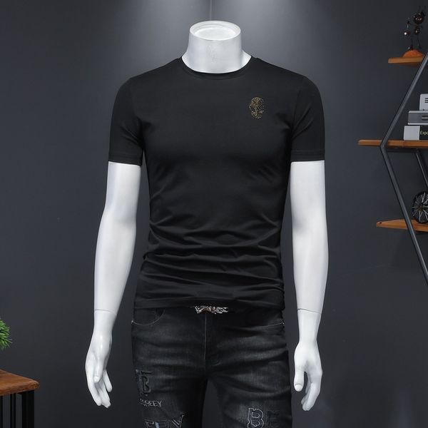 fashion t shirts 2021 summer men's solid round neck short sleeve drill high end mercerized cotton, White;black
fashion t shirts 2021 summer men's solid round neck short sleeve drill high end mercerized cotton, White;black