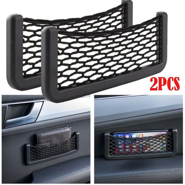 car organizer 2x seat back net mesh storage string pouch bag phone holder pocket 15*8cm network accessories
car organizer 2x seat back net mesh storage string pouch bag phone holder pocket 15*8cm network accessories