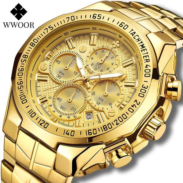 wristwatches wwoor luxury military gold full steel watches men sport chronograph quartz analog 24hour waterproof wristwatch relogio masculin, Slivery;brown
wristwatches wwoor luxury military gold full steel watches men sport chronograph quartz analog 24hour waterproof wristwatch relogio masculin, Slivery;brown