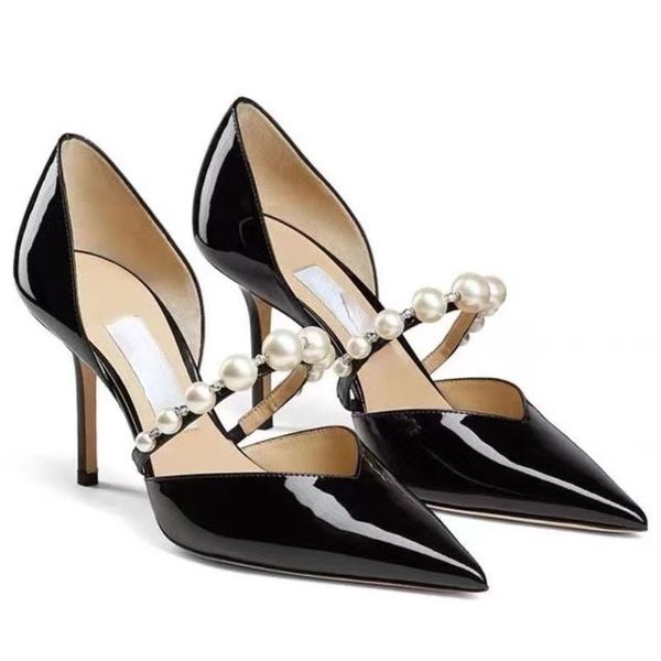 dress shoes 2021summer fashion hollow nude high heels stiletto heel elegant pearl closed toe sandals for women, Black
dress shoes 2021summer fashion hollow nude high heels stiletto heel elegant pearl closed toe sandals for women, Black
