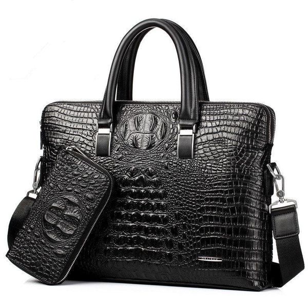 duffel bags men's bag business handbag horizontal crocodile pattern double zipper leisure portable briefcase shoulder messenger
duffel bags men's bag business handbag horizontal crocodile pattern double zipper leisure portable briefcase shoulder messenger
