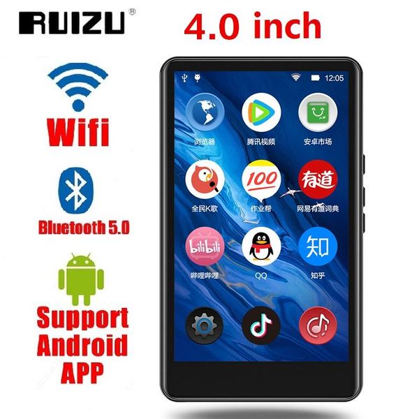 est ruizu h6 andorid wifi bluetooth 5.0 full touch screen mp3 player 4.0inch 8gb music with speaker,fm,,video & mp4 players
est ruizu h6 andorid wifi bluetooth 5.0 full touch screen mp3 player 4.0inch 8gb music with speaker,fm,,video & mp4 players