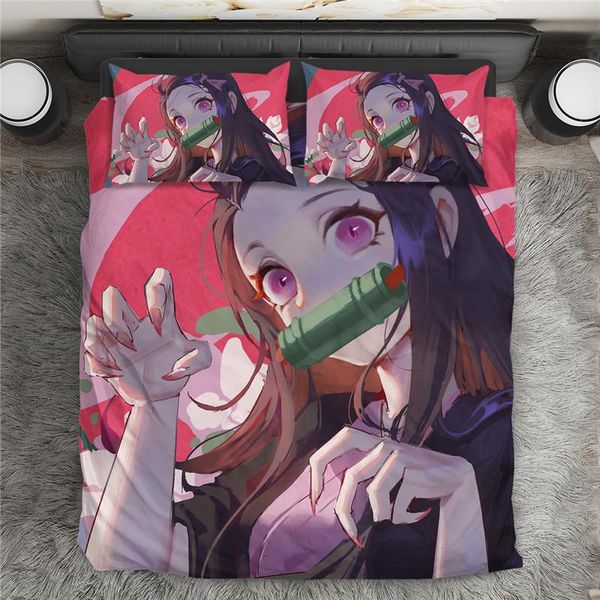 bedding sets kawaii nezuko print teenager anime manga demon slayer home textile duvet cover with pillowcase quilt sheet
bedding sets kawaii nezuko print teenager anime manga demon slayer home textile duvet cover with pillowcase quilt sheet