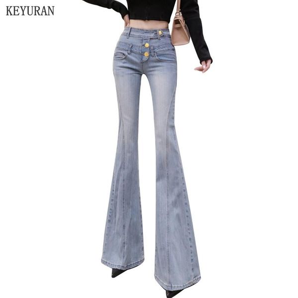 women's high waist wide leg jeans spring autumn winter 2021 long stretch flares denim jean ladies female bell-bottomed pants, Blue
women's high waist wide leg jeans spring autumn winter 2021 long stretch flares denim jean ladies female bell-bottomed pants, Blue