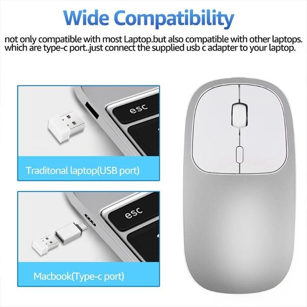 mice universal aluminum rechargeable optical type c + usb 2.4ghz 1600dpi wireless mouse for lappc notebook computer
mice universal aluminum rechargeable optical type c + usb 2.4ghz 1600dpi wireless mouse for lappc notebook computer