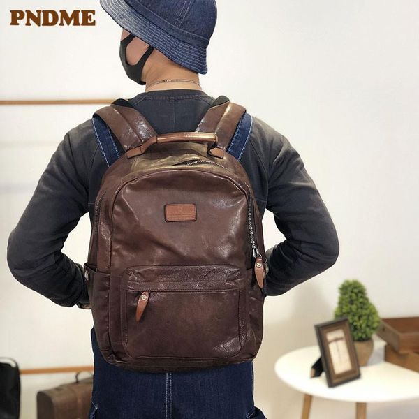 backpack retro high-quality genuine leather men's outdoor travel luxury natural soft real cowhide large capacity laptop
backpack retro high-quality genuine leather men's outdoor travel luxury natural soft real cowhide large capacity laptop