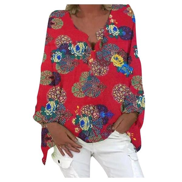 women's blouses & shirts feitong fashion plaid geometric print v-neck casual bishop sleeve long-sleeve shirt female blusas, White
women's blouses & shirts feitong fashion plaid geometric print v-neck casual bishop sleeve long-sleeve shirt female blusas, White