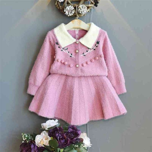 gooporson girls fall outfits leaf embroidery mink velvet knit sweater pullover&skirt winter christmas little girl clothing set 210715, White
gooporson girls fall outfits leaf embroidery mink velvet knit sweater pullover&skirt winter christmas little girl clothing set 210715, White