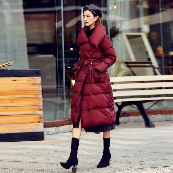 women's down & parkas 90% white duck jackets women 2021 fashion elegant winter warm long coat slim parka female lady outerwear overcoat, Black
women's down & parkas 90% white duck jackets women 2021 fashion elegant winter warm long coat slim parka female lady outerwear overcoat, Black