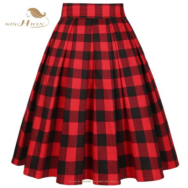 skirts england style school women summer high waist korean pleated printed girls retro vintage ladies red plaid skirt ss0012, Black
skirts england style school women summer high waist korean pleated printed girls retro vintage ladies red plaid skirt ss0012, Black