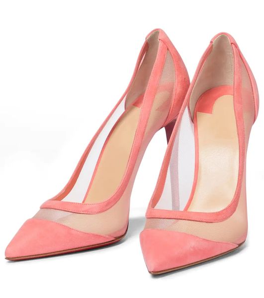 red bottom heels pumps women dress shoes luxury designer brand galativi 100mm high heel pointed toes suede mesh eu35-43 with box wedding par, Black
red bottom heels pumps women dress shoes luxury designer brand galativi 100mm high heel pointed toes suede mesh eu35-43 with box wedding par, Black
