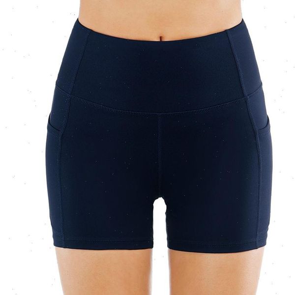 high waist yoga diagonal pockets womens shorts running training sports tight fitness, White;black
high waist yoga diagonal pockets womens shorts running training sports tight fitness, White;black