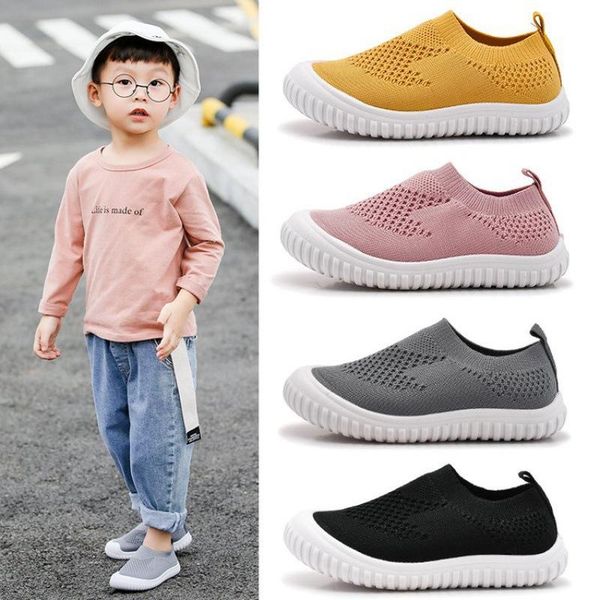 children's girls sports shoes boys knitted soft bottom baby toddler flat casual socks athletic & outdoor, Black
children's girls sports shoes boys knitted soft bottom baby toddler flat casual socks athletic & outdoor, Black