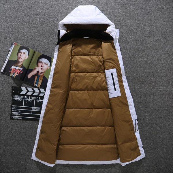 men's down & parkas winter men long jacket hooded loose white duck coat thick warm snow coat1 6ge7, Black
men's down & parkas winter men long jacket hooded loose white duck coat thick warm snow coat1 6ge7, Black